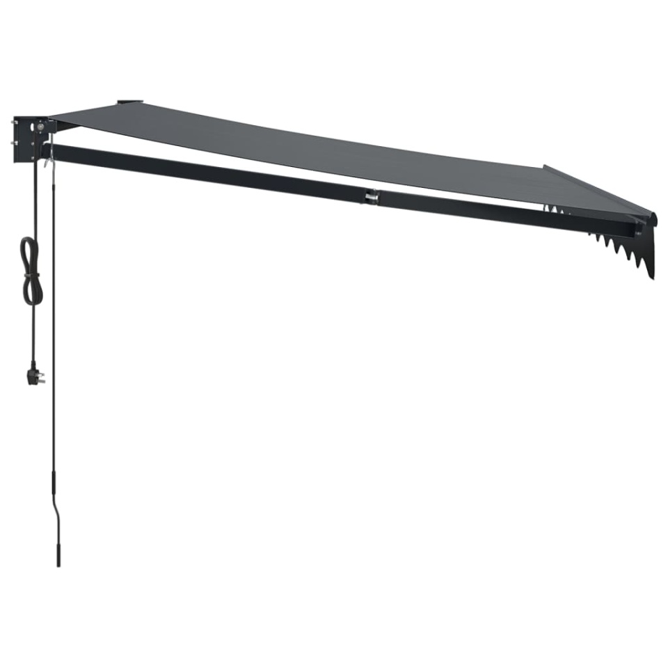 Copertină retractabilă automată, antracit, 3x2,5 m - 3 | YEO