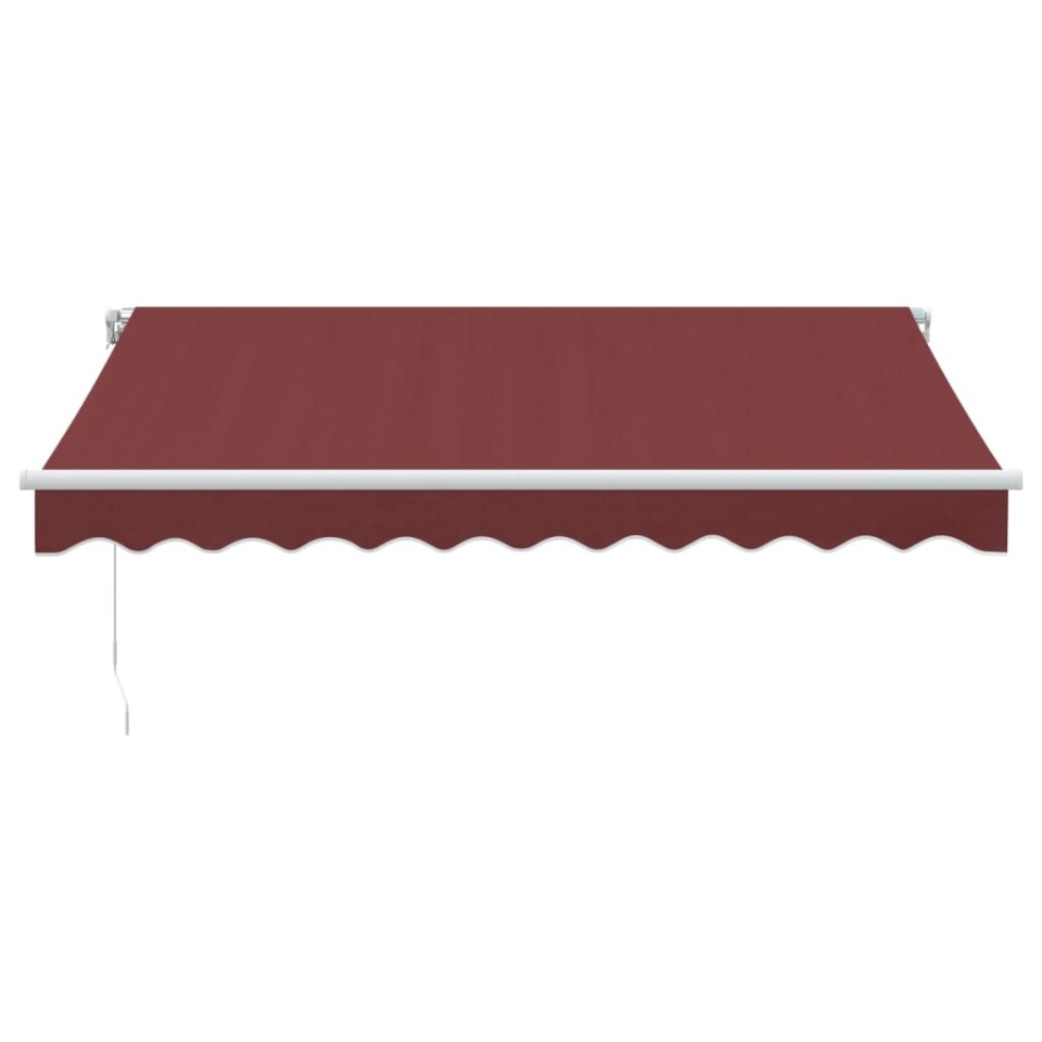Copertina retractabilă manual, vișiniu, 300x250 cm - 2 | YEO