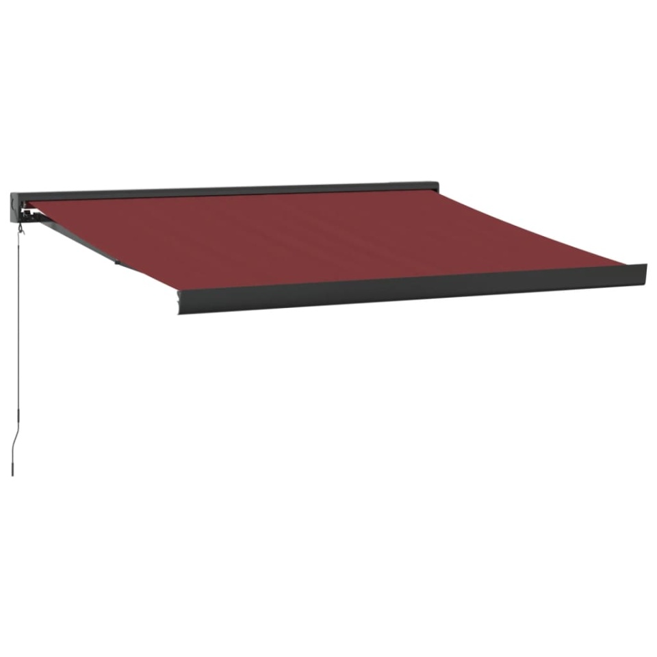 Copertina retractabilă manual, vișiniu, 350x250 cm - 1 | YEO