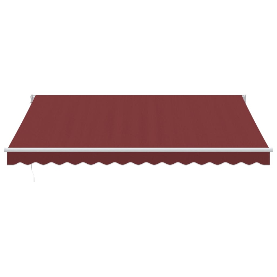 Copertina retractabilă manual, vișiniu, 400x300 cm - 2 | YEO