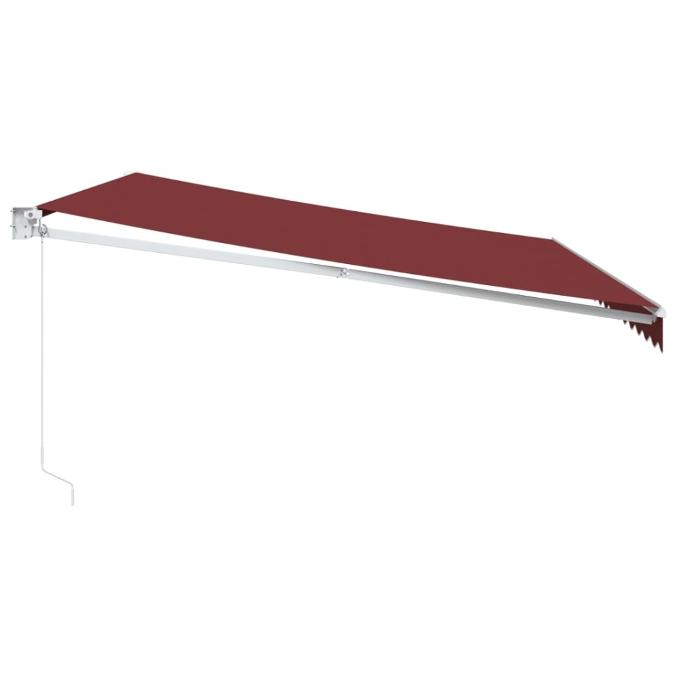 Copertina retractabilă manual, vișiniu, 450x300 cm - 3 | YEO