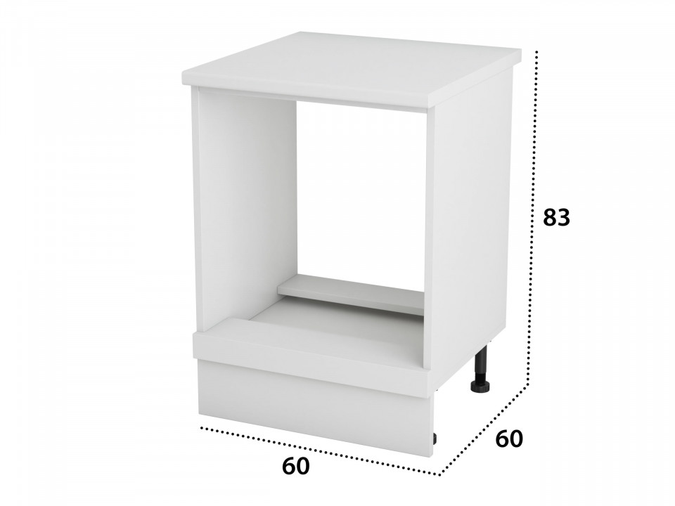 Corp cuptor, Alfa, Alb, blat alb, PAL, 83x60x60 cm - 3 | YEO