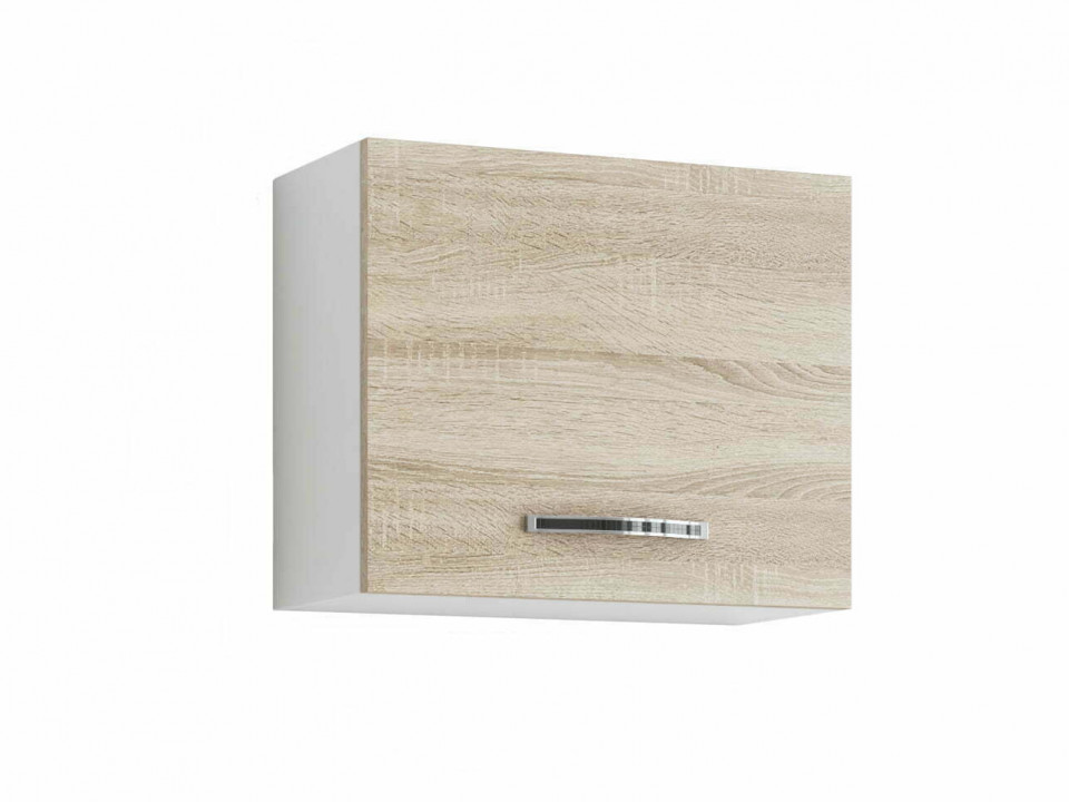 Corp hota pentru bucatarie, Sonoma/Alb, PAL, 60x50x30 cm - 3 | YEO