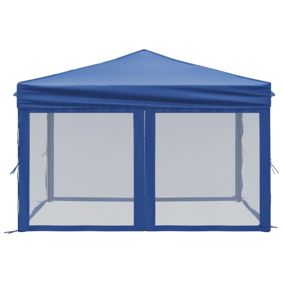Cort pliabil pentru petrecere, pereți laterali, albastru, 3x3 m - 3 | YEO