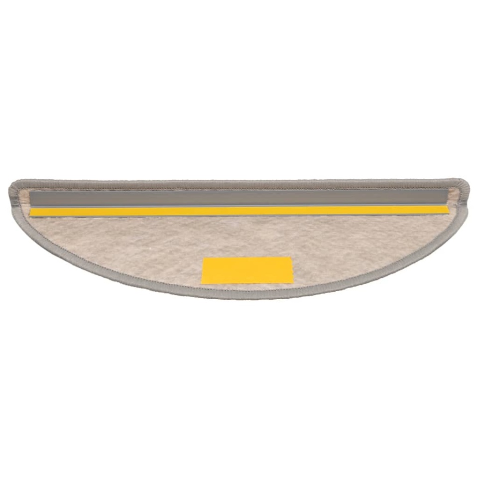 Covorașe scări autoadezive 30 buc argintiu 56x17x3 aspect sisal - 3 | YEO