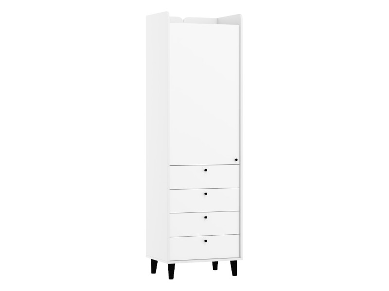 Dolce Dol-01 Dulap White/White High Gloss