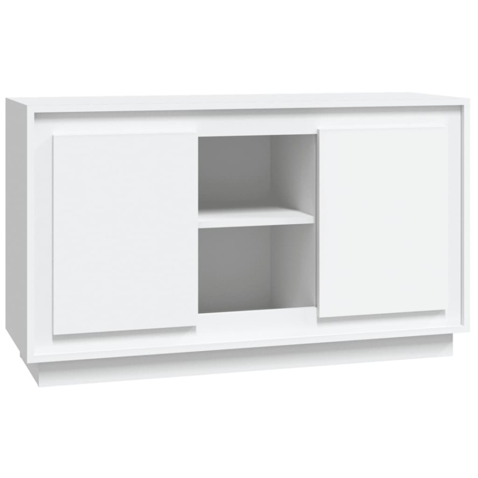 Dulap, alb, 102x35x60 cm, lemn prelucrat - 1 | YEO