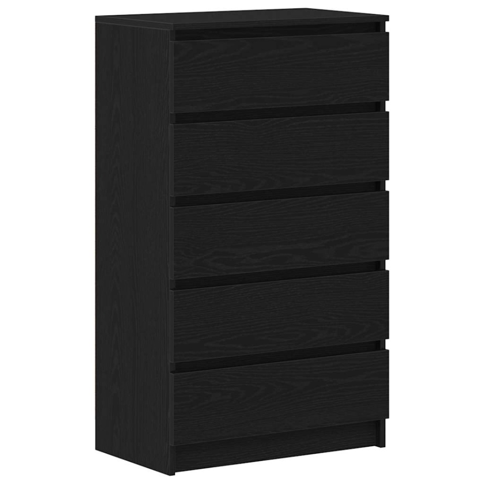 Dulap cu sertar, stejar negru, 60x36x103 cm, lemn prelucrat - 1 | YEO