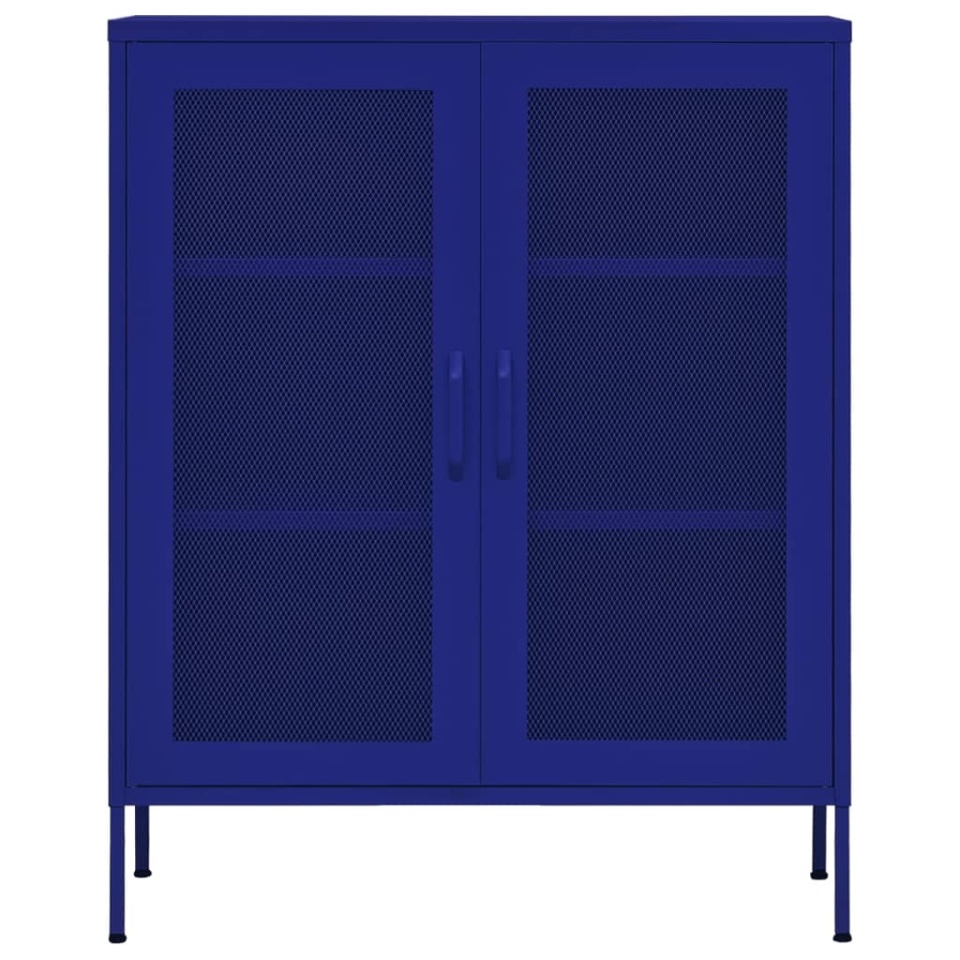 Dulap de depozitare, bleumarin, 80x35x101,5 cm, oțel - 2 | YEO