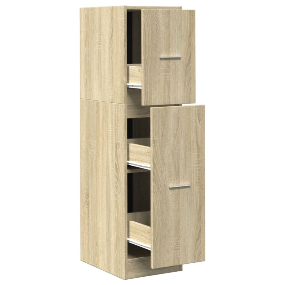 Dulap de farmacie, stejar sonoma, 30x41x118 cm lemn prelucrat - 1 | YEO