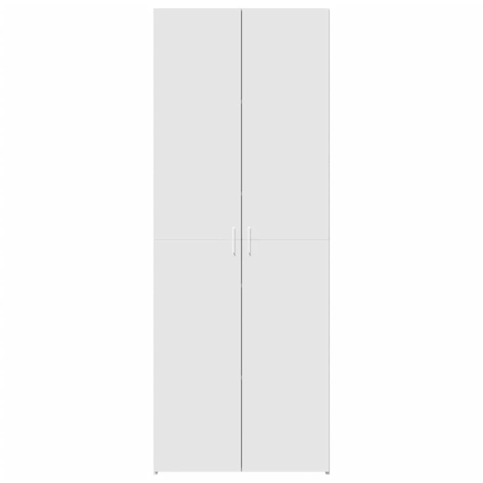Dulap înalt, alb, 70x42,5x185 cm, lemn prelucrat - 3 | YEO