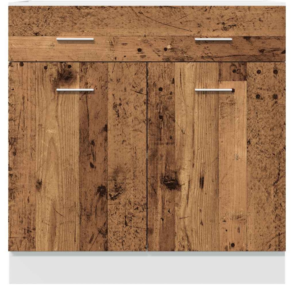Dulap inferior cu sertar “Lyon” lemn vechi 80x46x81,5cm - 3 | YEO