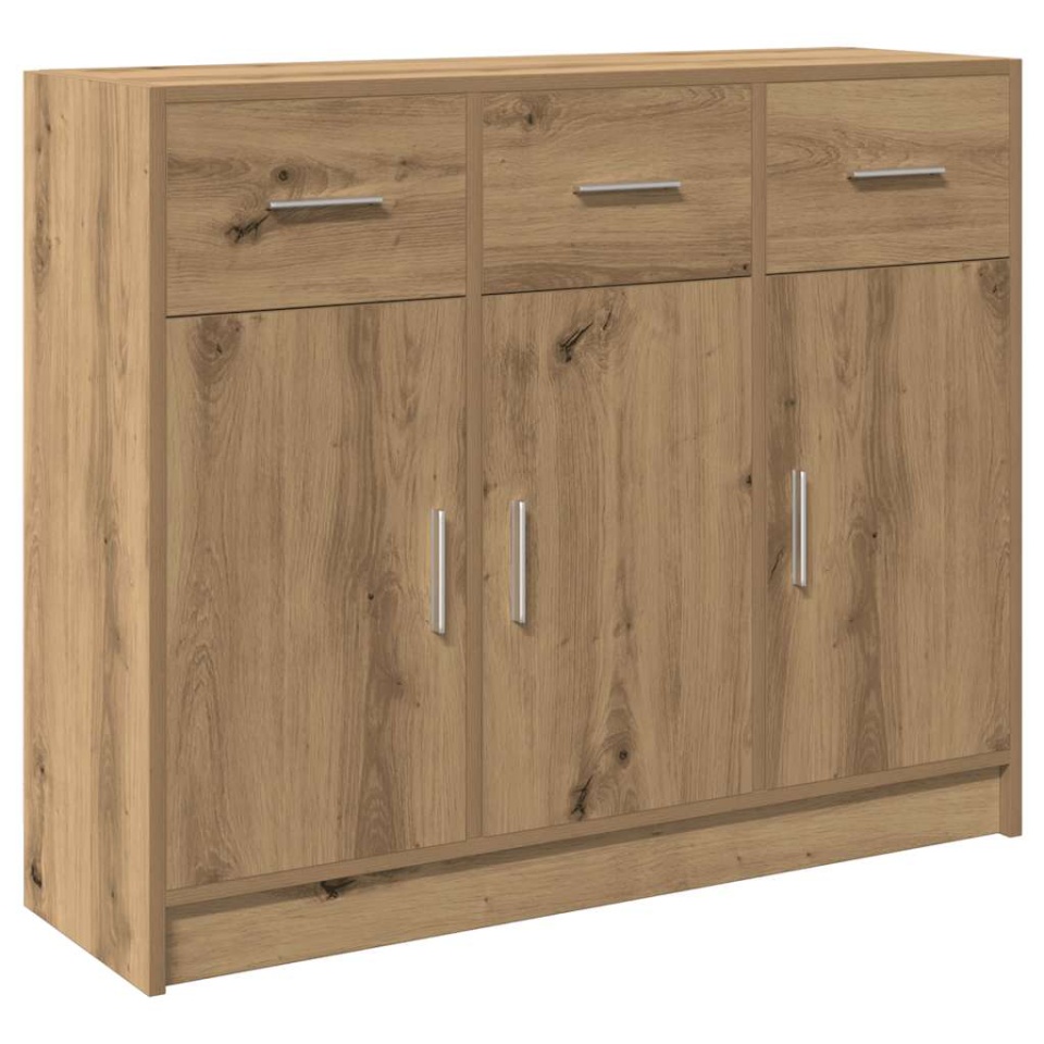 Dulap, stejar artizanal, 91x28x75 cm, lemn prelucrat - 1 | YEO
