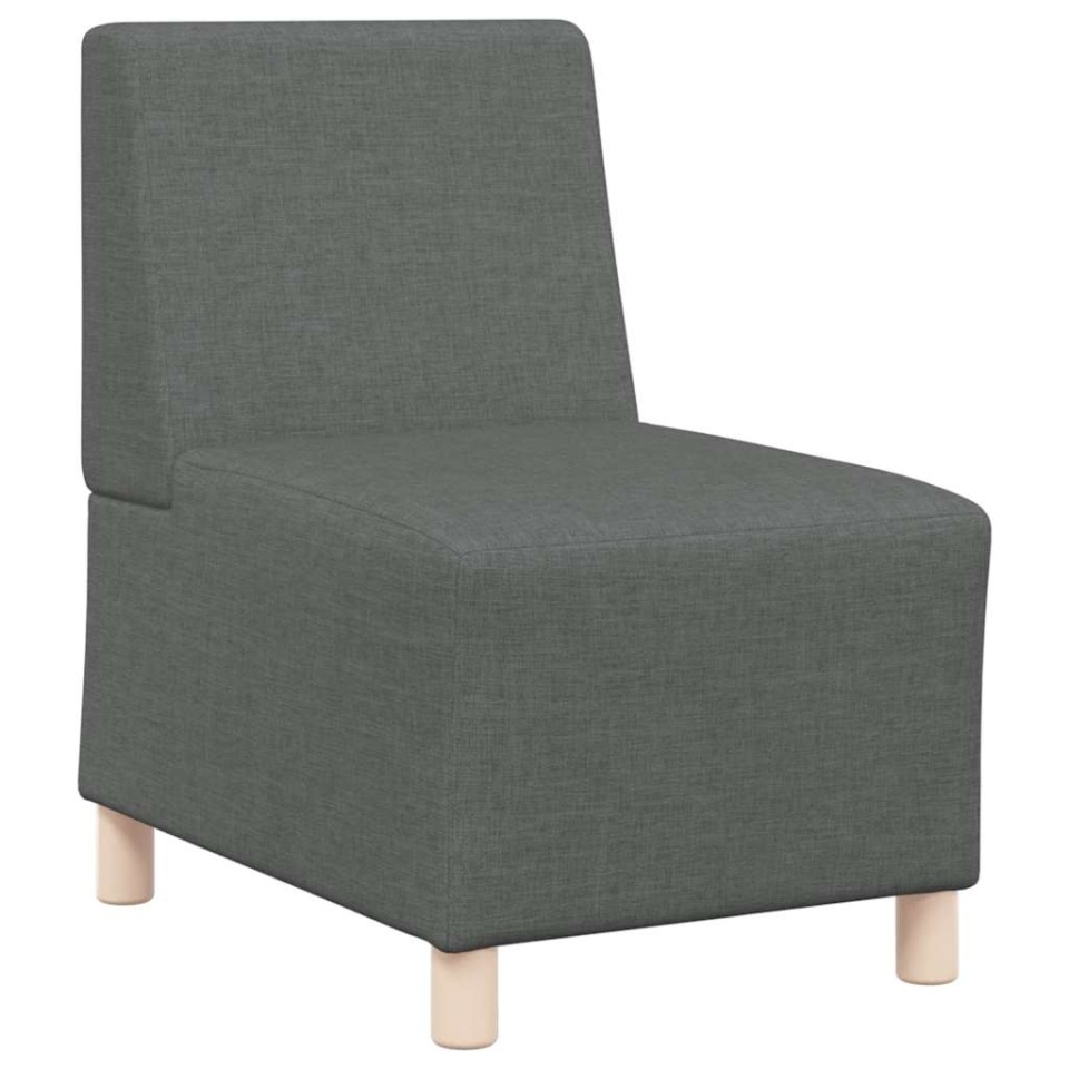 Fotoliu canapea, gri închis, 55 cm, material textil - 1 | YEO