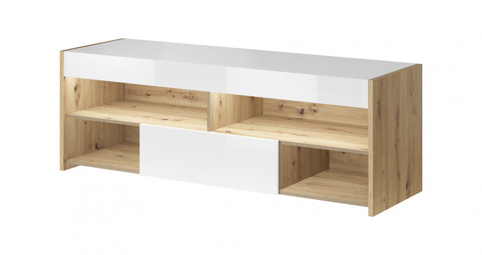 Gobi Tv Stand Gb 02 Oak Artisan/White High Gloss