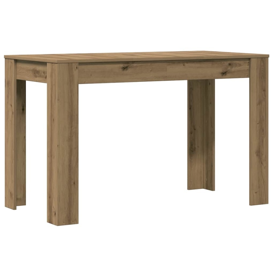 Masă de bucătărie, Stejar artizanal 120x60x76 cm lemn prelucrat - 1 | YEO