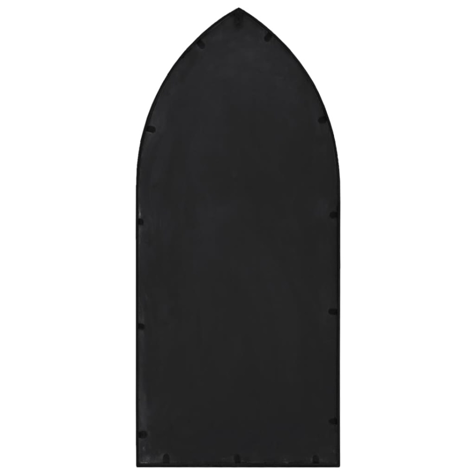 Oglindă de grădină, negru, 100x45 cm, fier uz exterior - 3 | YEO