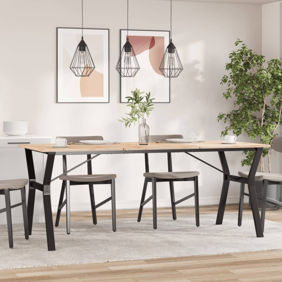 Picioare masă de sufragerie Y-Frame 180x80x73 cm Fontă - 2 | YEO