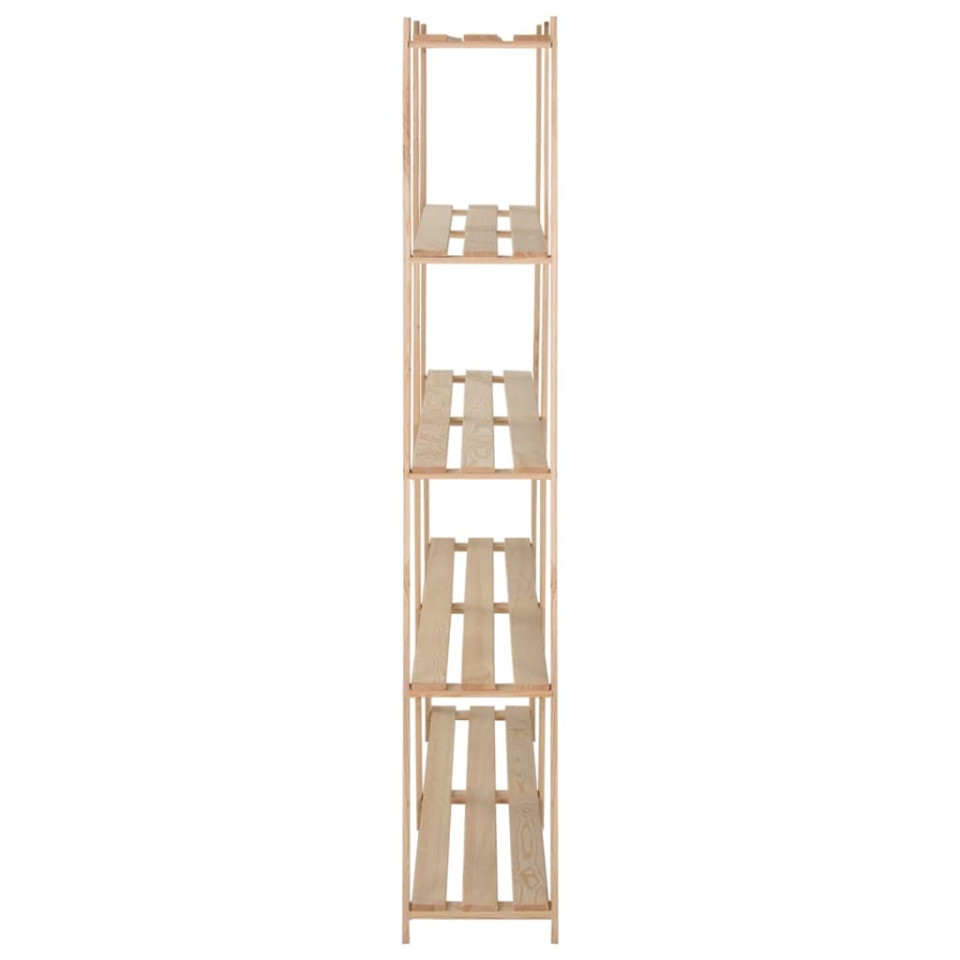 Raft depozitare 5 niveluri, 170x28,5x170 cm, lemn de pin masiv - 2 | YEO