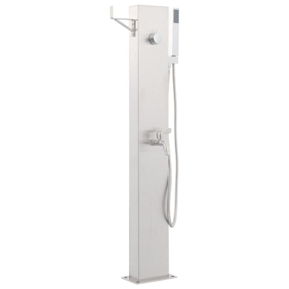 Robinet de duș pentru grădină, 110 cm, oțel inoxidabil - 1 | YEO