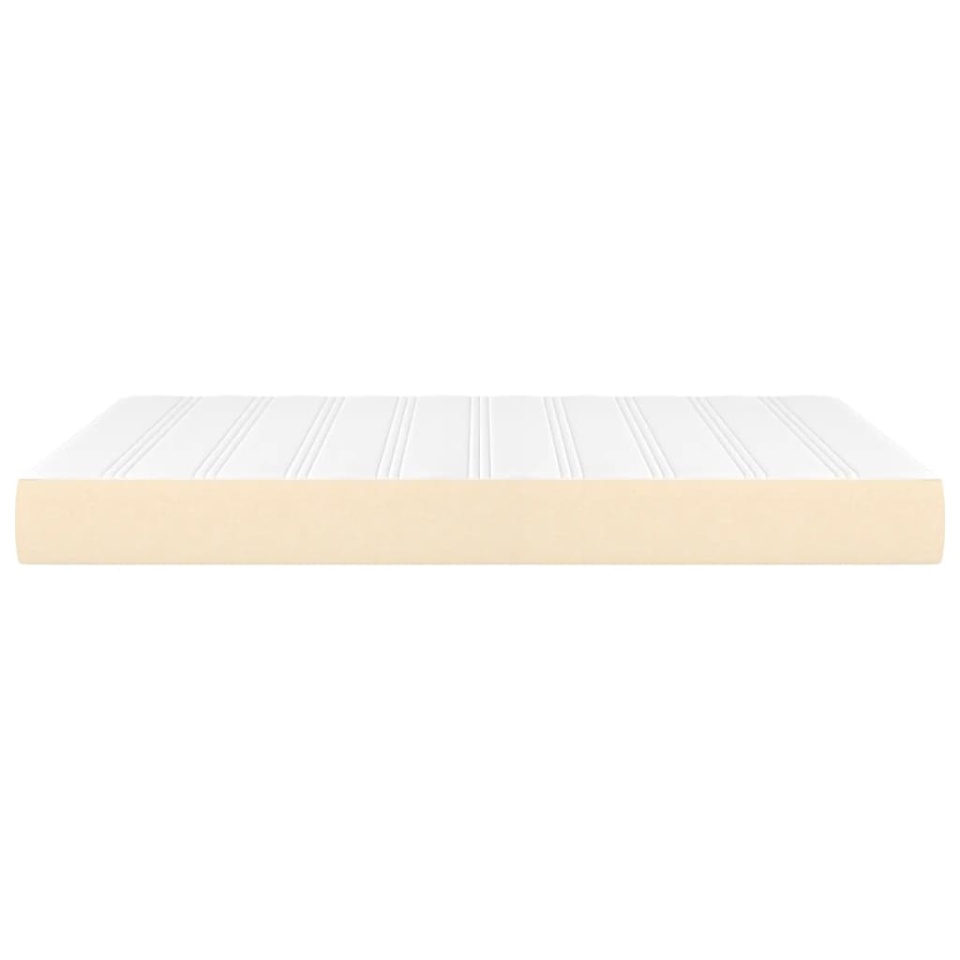 Saltea de pat cu arcuri, crem, 140x200x20 cm, textil - 3 | YEO