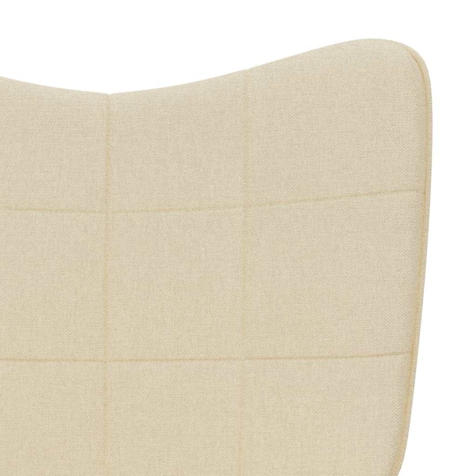 Scaun balansoar, crem, material textil - 4 | YEO