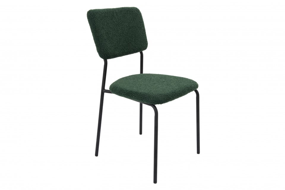 Scaun bucatarie, tapitat cu stofa, S-211, verde