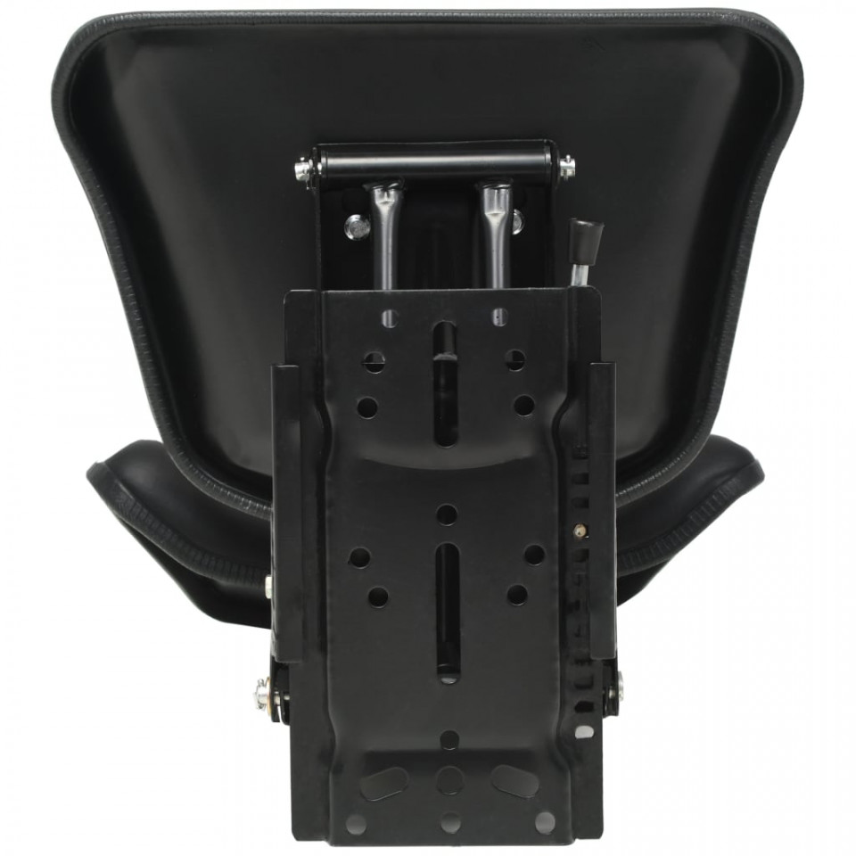 Scaun de tractor cu suspensie Negru - 4 | YEO