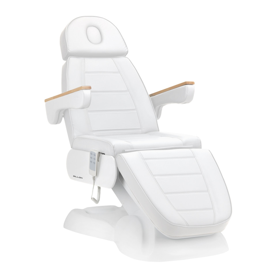 Scaun electric cosmetic SILLON Lux 273b 3 motoare alb