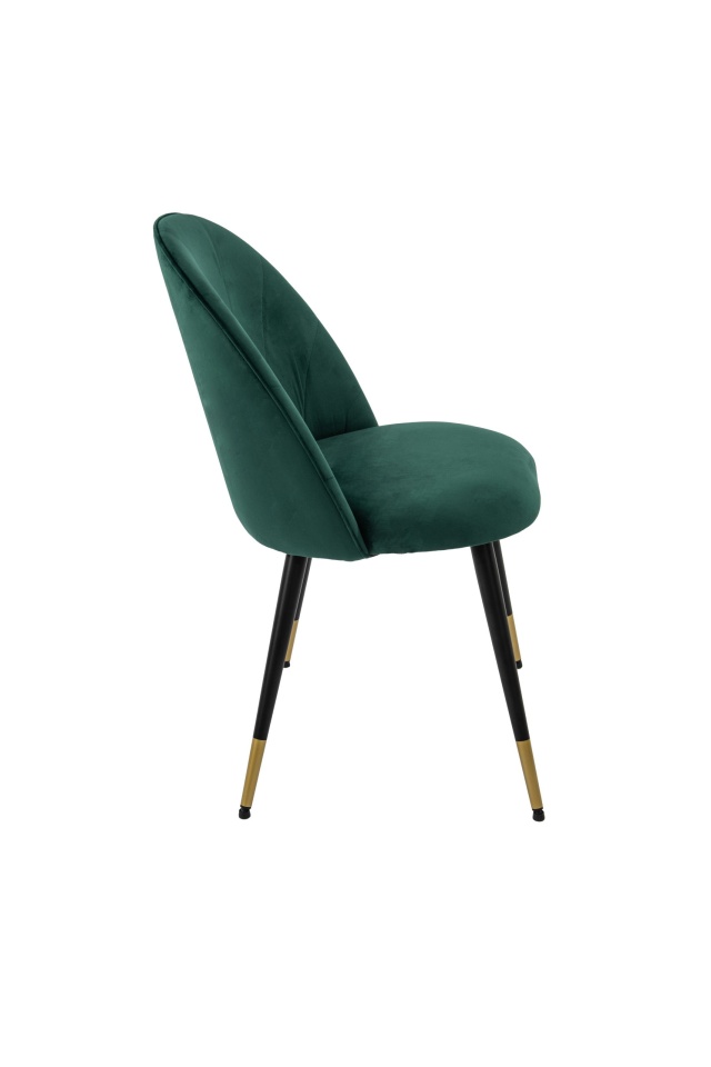 Scaun living tapitat cu stofa premium s-172, tapiterie verde - 2 | YEO