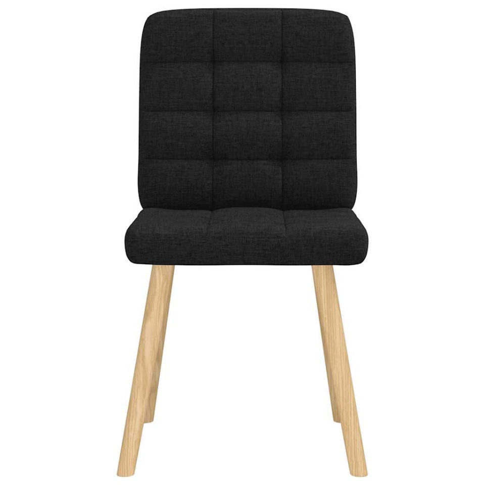 Scaune de bucătărie, 2 buc. negru, textil - 3 | YEO