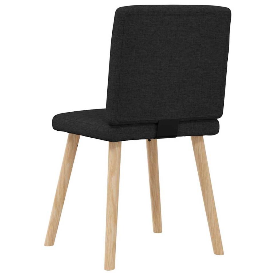 Scaune de bucătărie, 2 buc. negru, textil - 4 | YEO