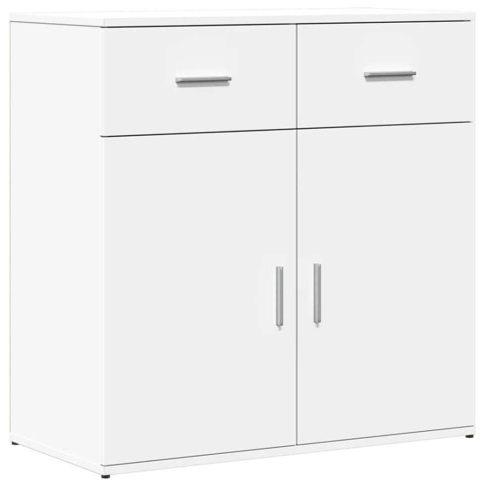 Servantă, alb, 79x38x80 cm, lemn compozit - 1 | YEO