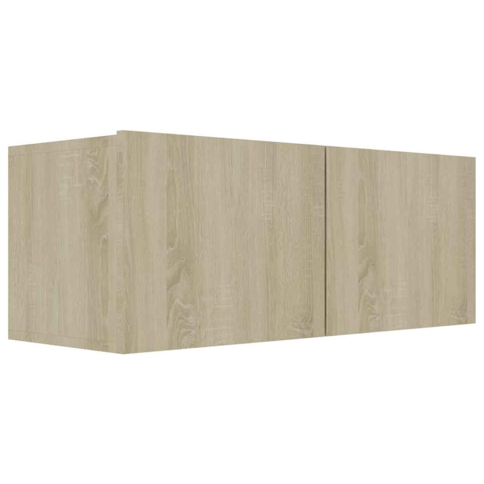 Set de dulapuri TV, 3 piese, stejar sonoma, lemn prelucrat - 3 | YEO