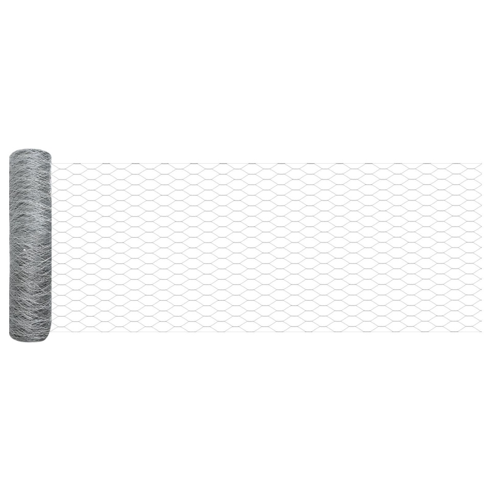 Set de Gard Set de 2 Metal galvanizat Oțel galvanizat 25 x 0.5 m - 3 | YEO