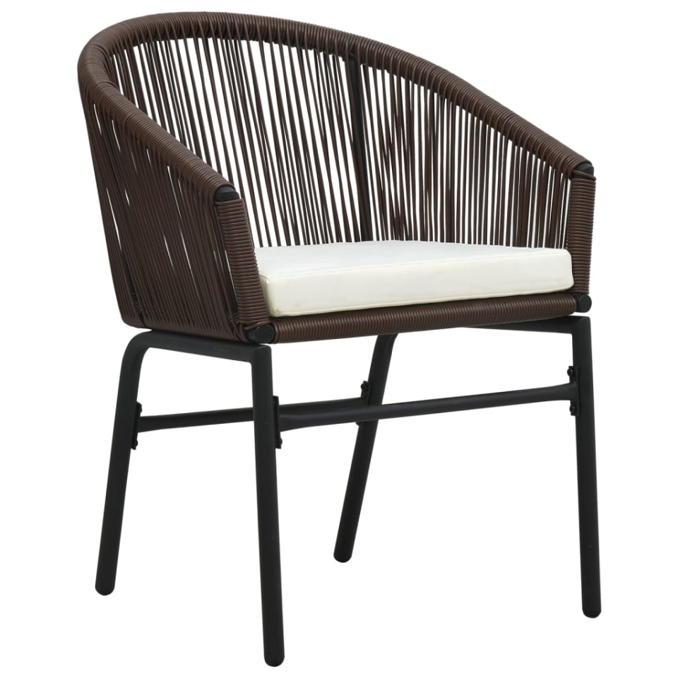 Set de mobilier pentru grădină, 3 piese, maro - 3 | YEO
