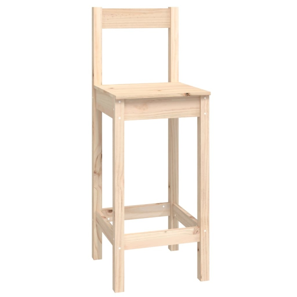 Set mobilier de bar, 9 piese, lemn masiv de pin - 3 | YEO