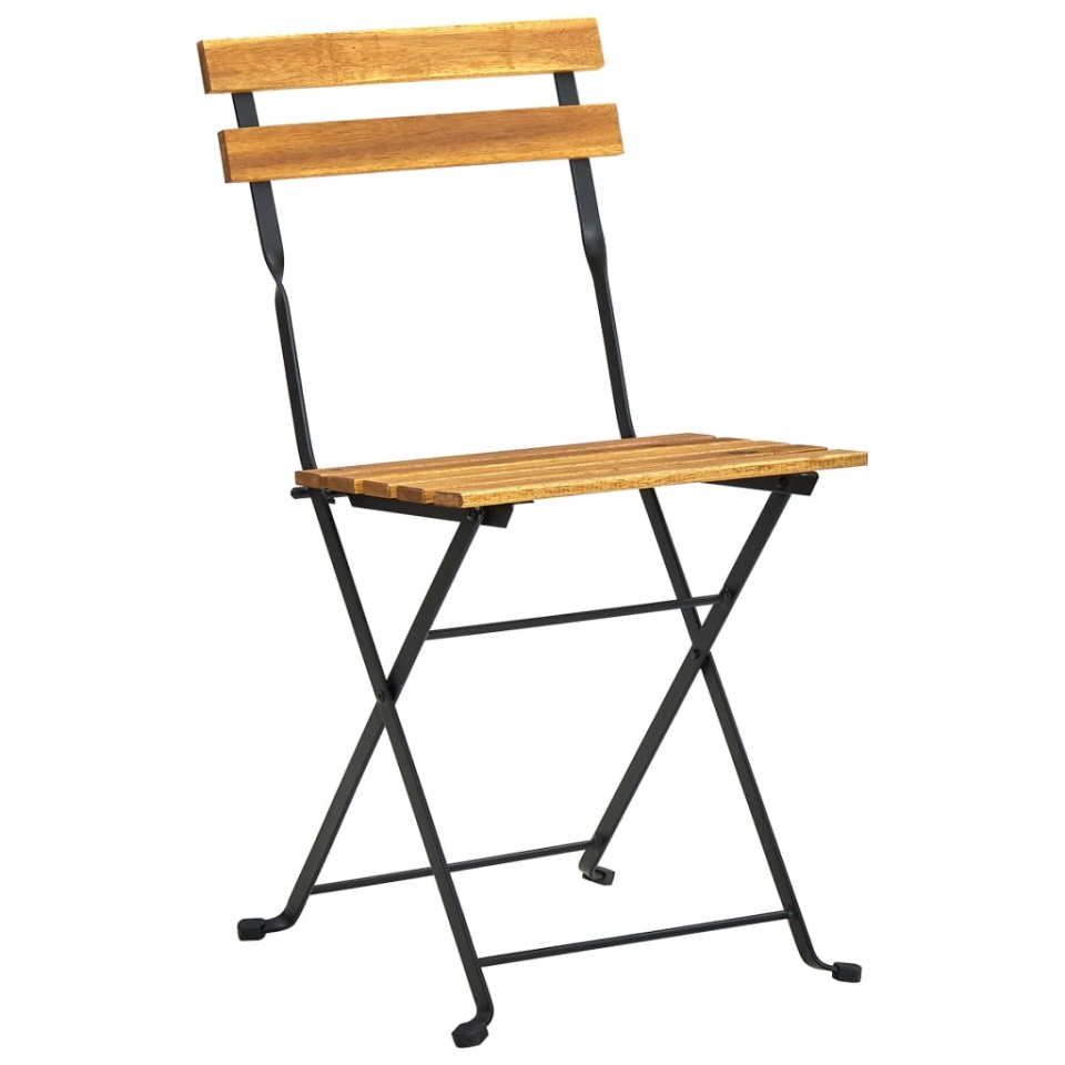 Set mobilier de exterior pliabil, 5 piese, lemn masiv de acacia - 2 | YEO