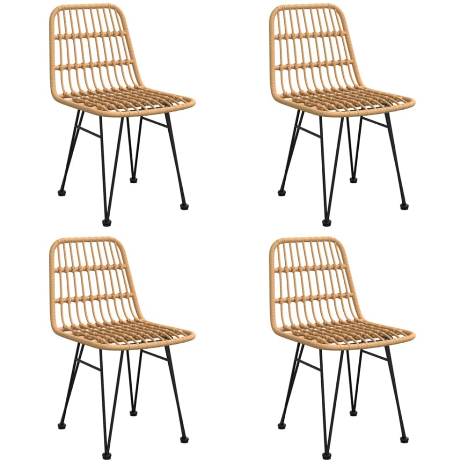 Set mobilier de grădină, 5 piese, poliratan - 3 | YEO