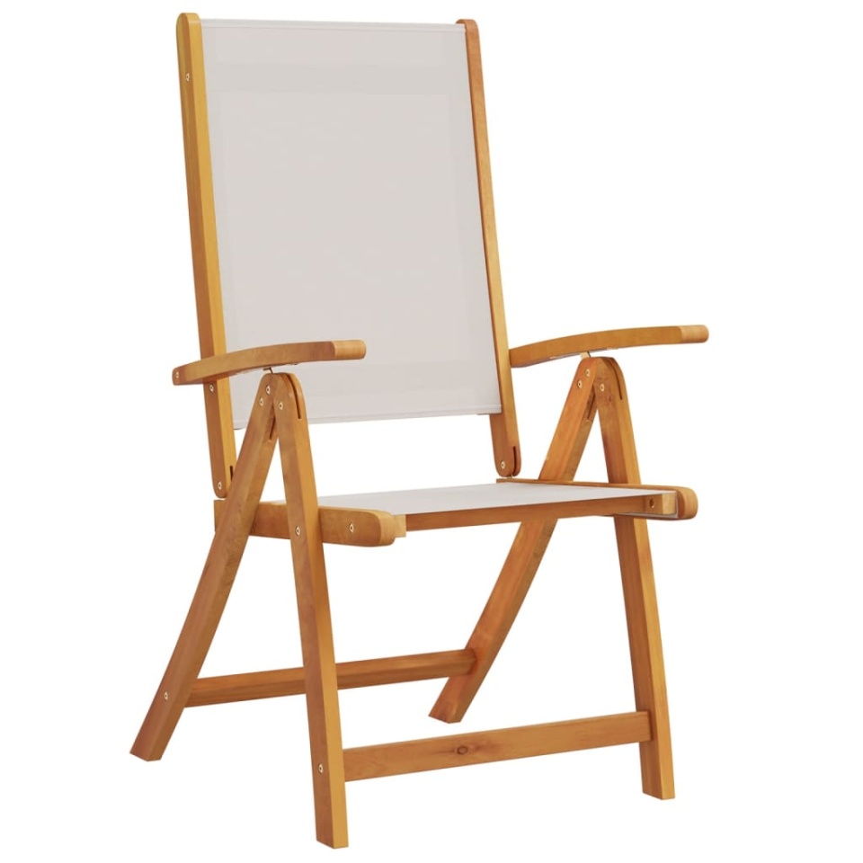 Set mobilier de grădină, 7 piese, lemn masiv acacia/textilenă - 3 | YEO