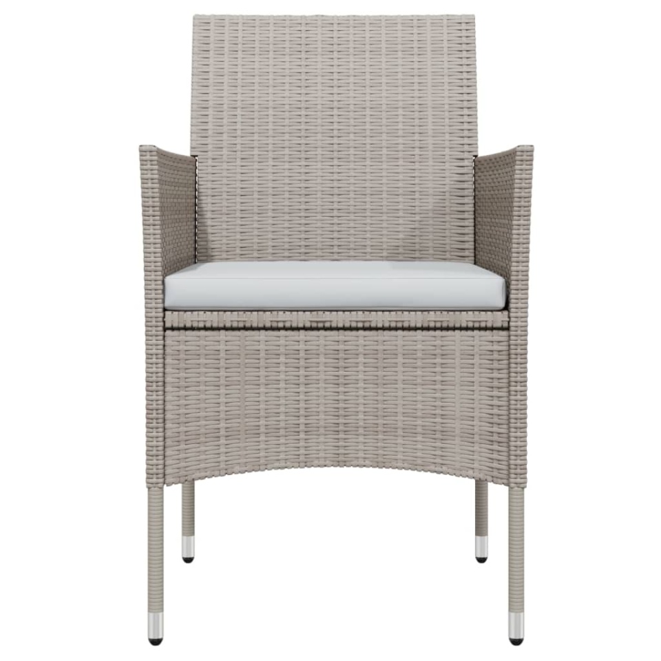 Set mobilier de grădină, cu perne, 3 piese, bej și negru - 3 | YEO