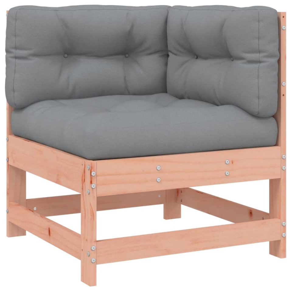 Set mobilier de grădină cu perne, 6 piese, lemn masiv Douglas - 3 | YEO