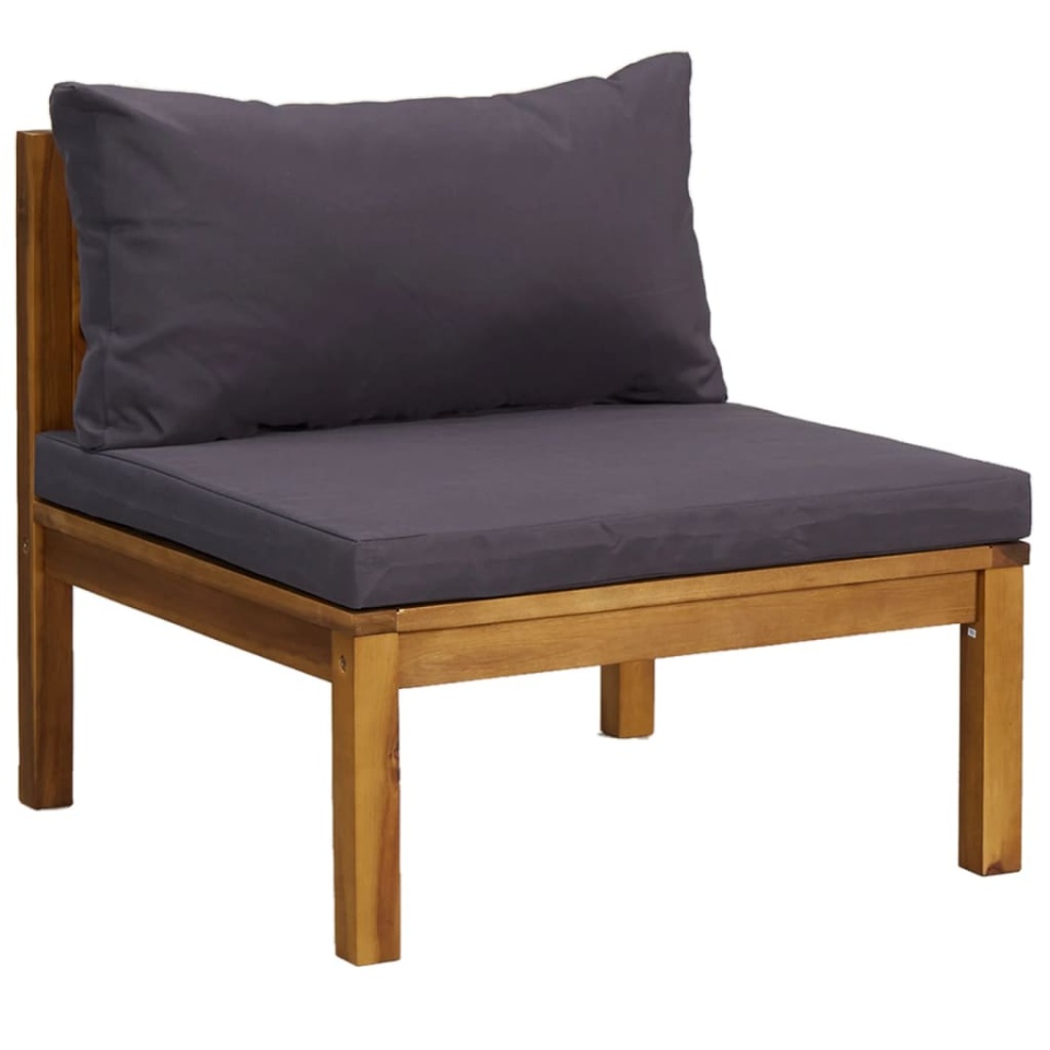 Set mobilier grădină cu perne, 12 piese, lemn masiv de acacia - 3 | YEO