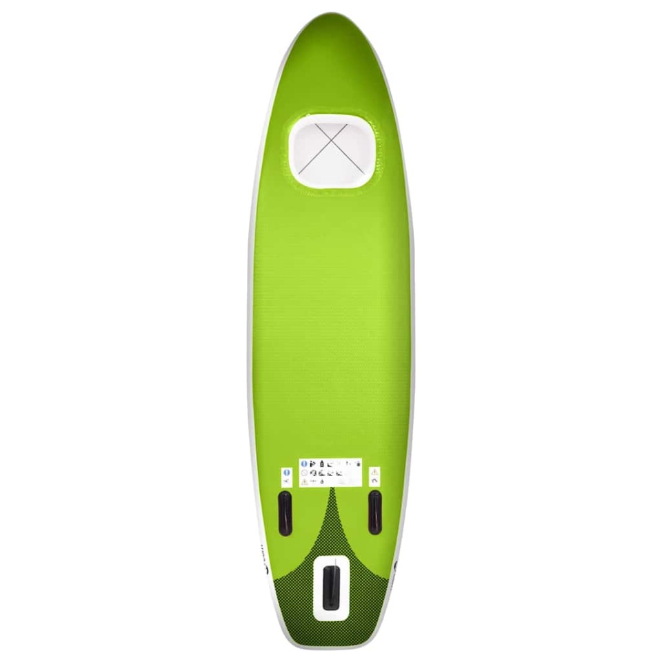 Set placă paddleboarding gonflabilă, verde, 300x76x10 cm - 3 | YEO