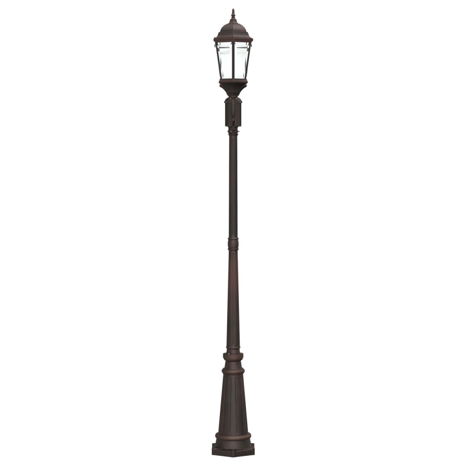 Stâlp de iluminat de grădină cu 2 lămpi E27 Bronz 235 cm Aluminiu - 2 | YEO