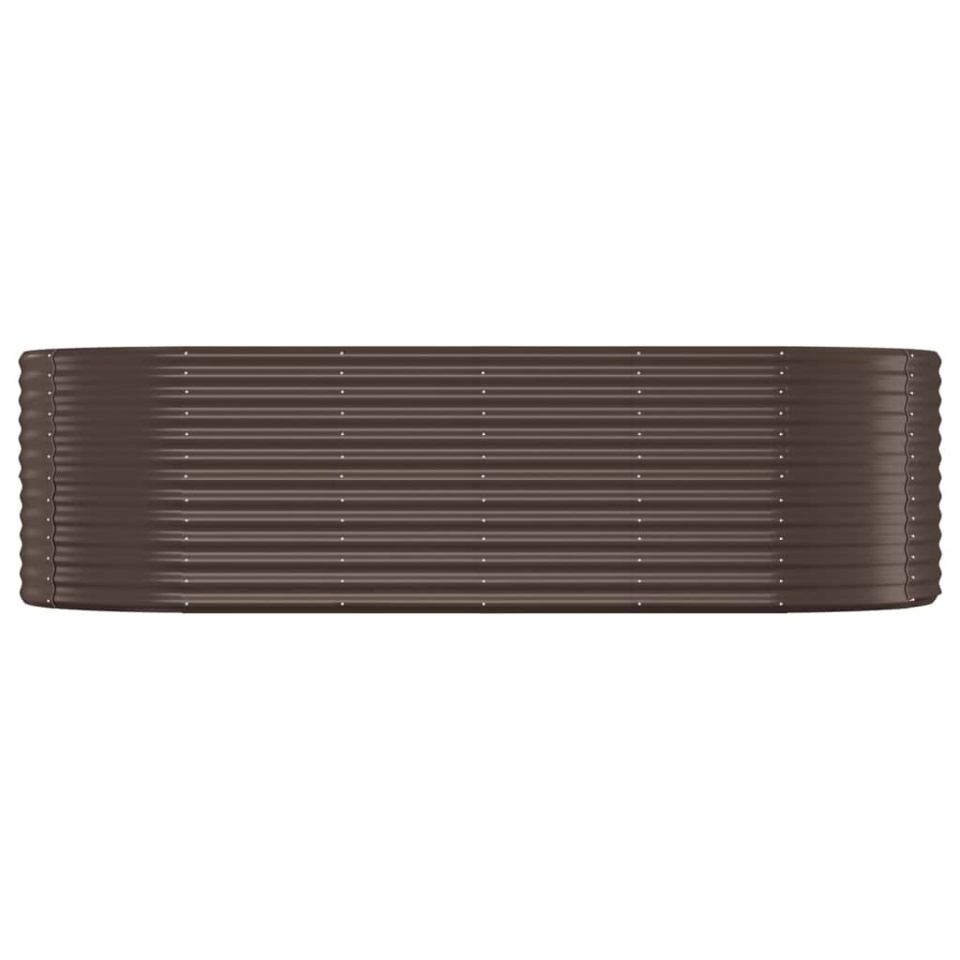 Strat înălțat grădină 249x100x68 cm oțel vopsit electrostatic - 2 | YEO