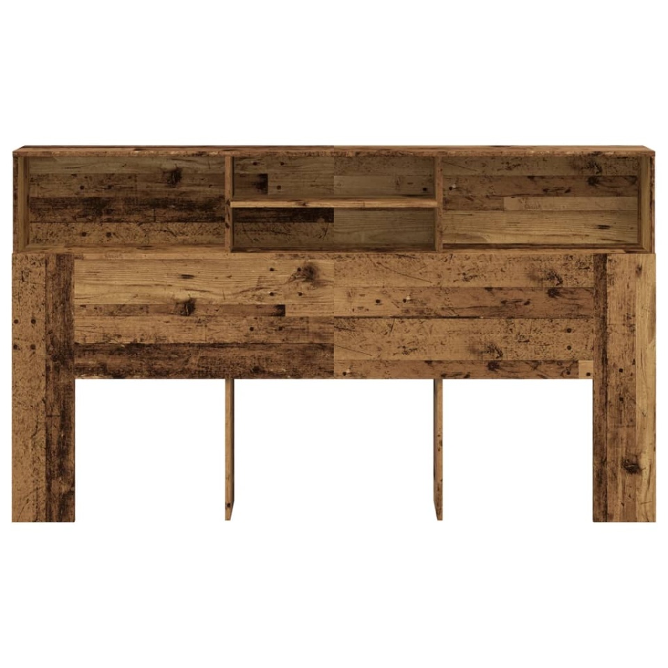 Tăblie pat cu dulap, lemn vechi 180x19x103,5 cm lemn prelucrat - 3 | YEO