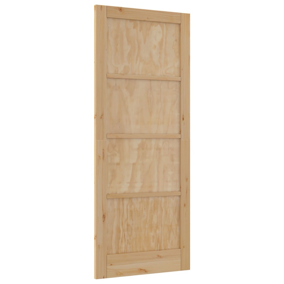 Ușă interioară \'ORKDAL\'86x211x4 cm din lemn masiv pin - 3 | YEO