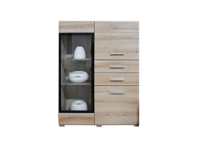 Vusher 011 Vitrina 1W2D2S L/P Sonom Oak