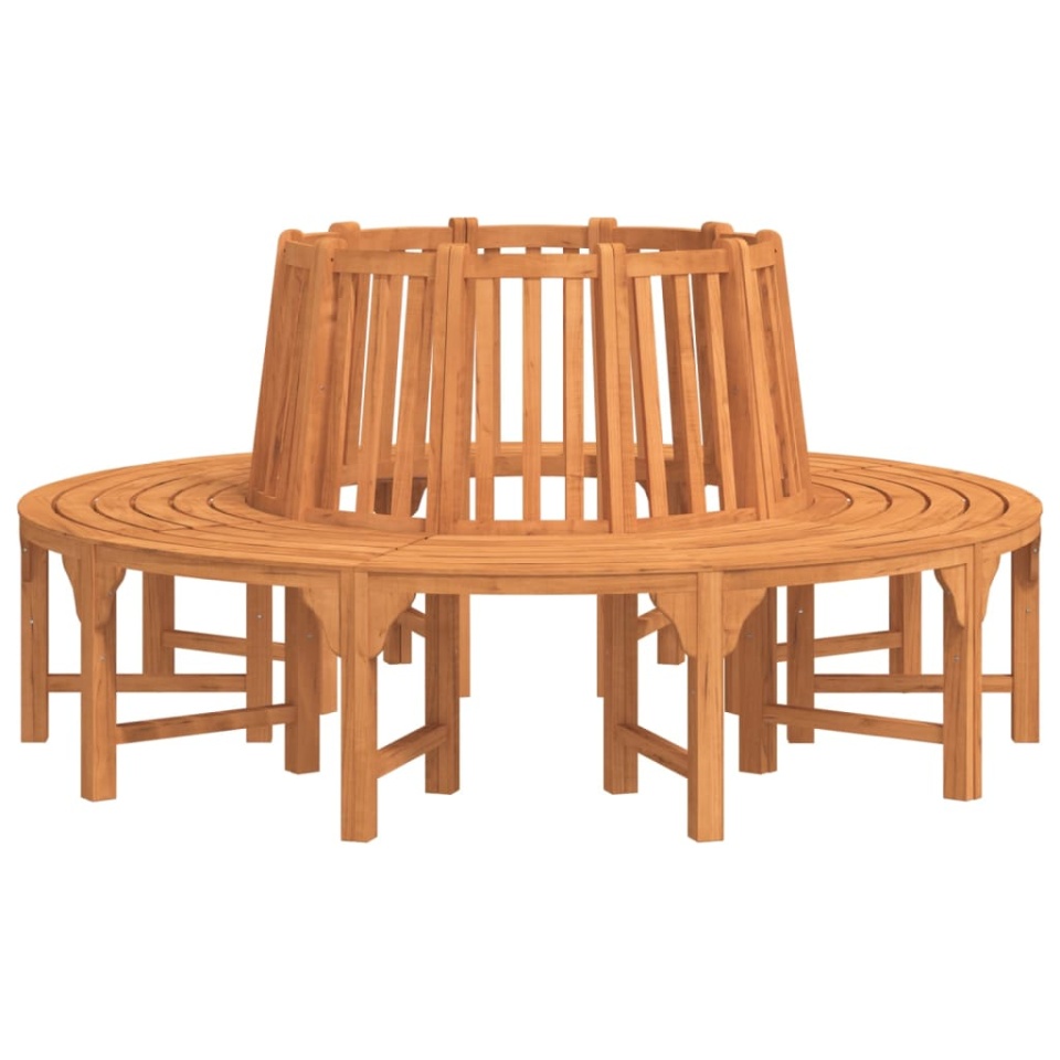 Bancă de copac rotundă, Ø208 cm, lemn masiv de eucalipt - 1 | YEO